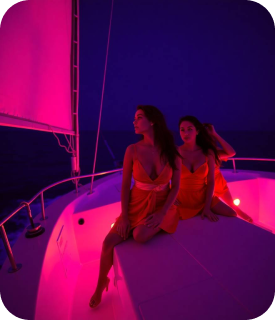 Yacht photo shoot